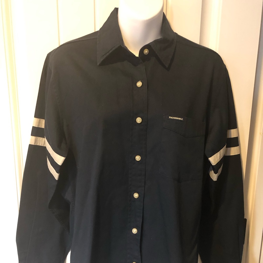 Faconnable women's L/S button up S